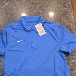 Nike DRI-FIT Men's Blue Polo Shirt